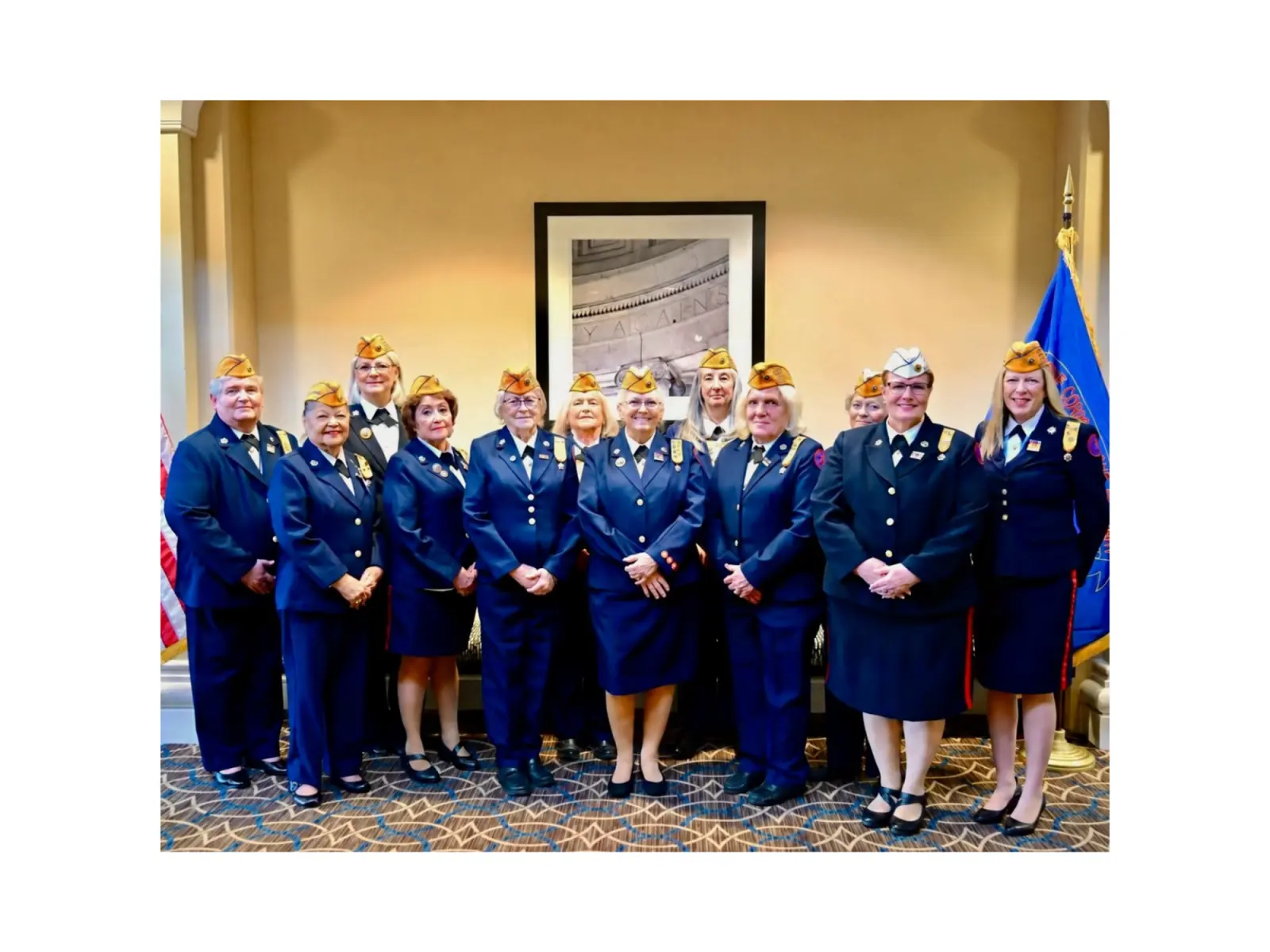 Auxiliary members at a convention