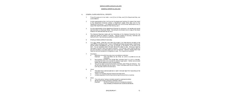 Enclosures 11 (Annual Worksheet Instructions)