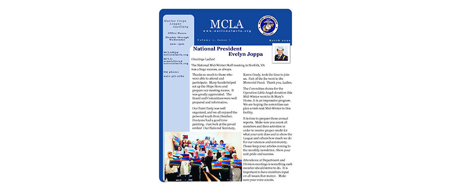 2020 March Newsletter