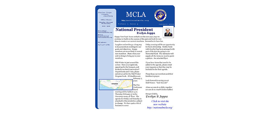 2020 January Newsletter