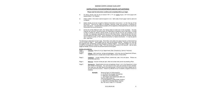 Enclosures 9 (Historian)