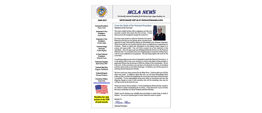 2017 June Newsletter