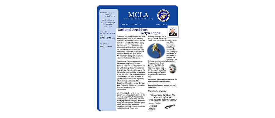 2020 May Newsletter